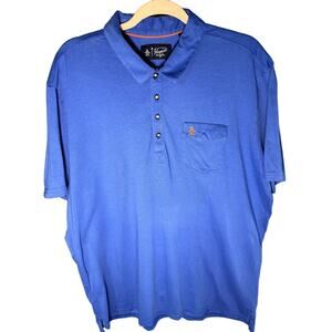Original Penguin by Munsingwear Mens blue Short Sleeve Polo Size XXL